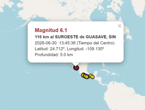 Temblor en México.