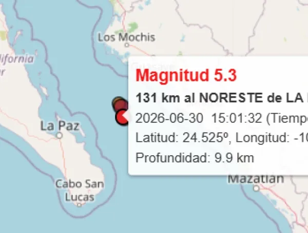Nuevo temblor en México.