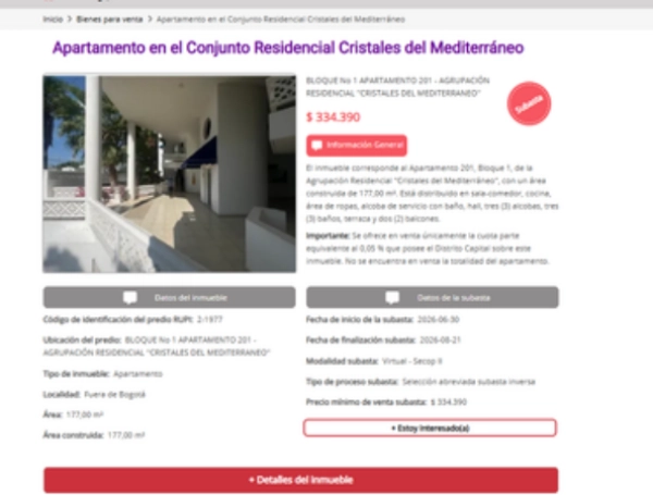 Los precios varían según el tipo de inmueble y su ubicación.