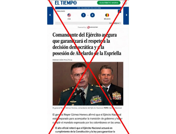 La publicación viral empezó a ser compartida por distintos usuarios en Facebook y X