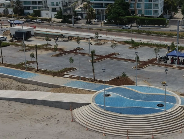 Así van las obras para el Gran Malecón del Mar en Cartagena