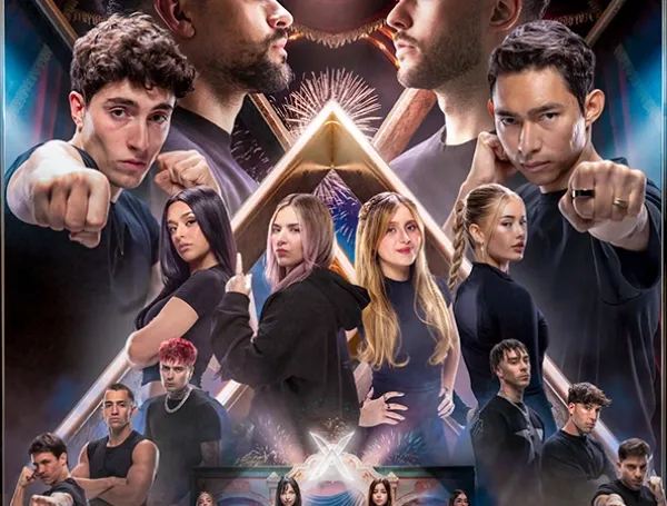 Póster oficial de La Velada del Año 6 con todos los participantes en los combates de boxeo