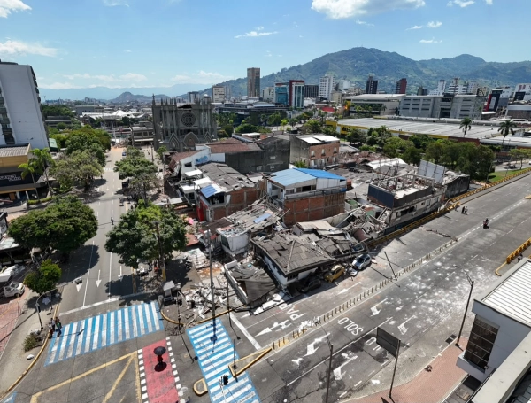 Imagen aérea terremoto Pereira.