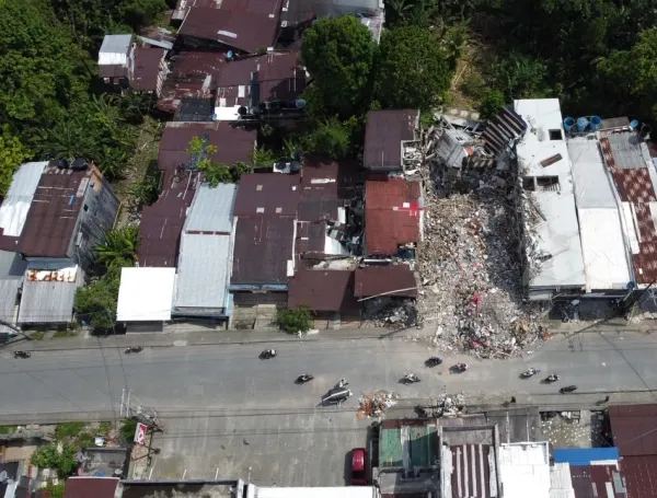 Afectaciones tras el terremoto en la ciudad de Quibdó, chocó.