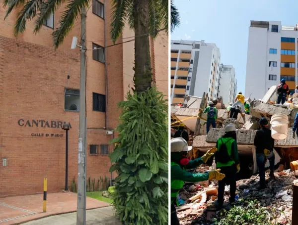 Así era antes el edificio Cantabria en el barrio Nueva Tequendama.