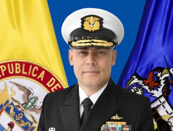 brigadier general de infantería de marina Wilson Mauricio Martínez Londoño, actual comandante de la Fuerza Naval de la Orinoquía.