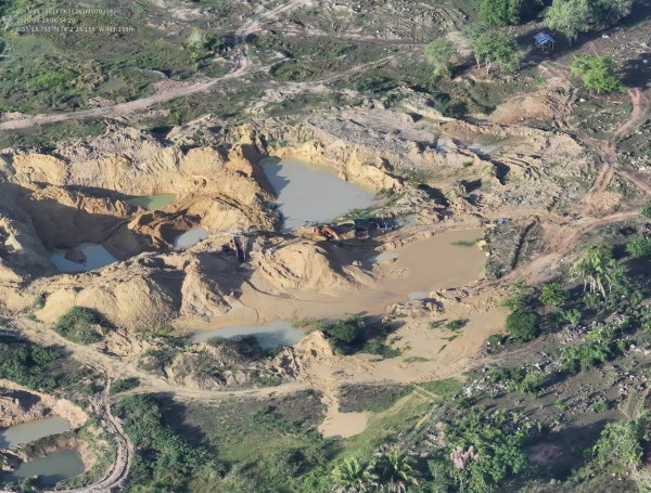 El impacto ambiental de la minería ilegal en el sur de Bolívar