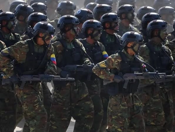 Fotografía de archivo de integrantes de la Fuerza Armada de Venezuela (FANB).