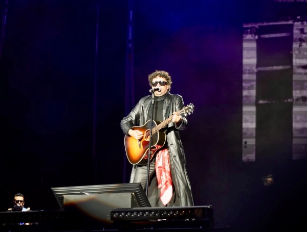 Andrés Cepeda cantó sus éxitos en el Festival Cordillera.