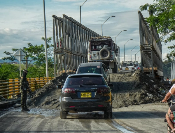 Se habilitó el puente militar sobre el río Ariari.