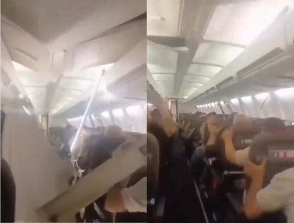 Video | Pasajeros vivieron momentos de tensión cuando un avión Boeing 737 sufrió una emergencia tras despegar del aeropuerto de Mashhad, Irán