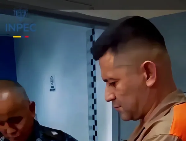 Alias 'Firu' al momento de su traslado.