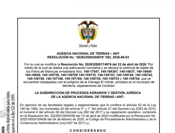 La resolución en cuestión.