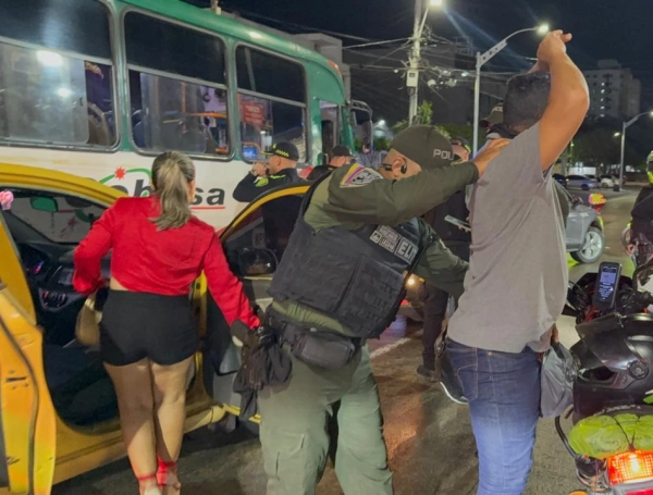 Operativo seguridad Barranquilla Policía.
