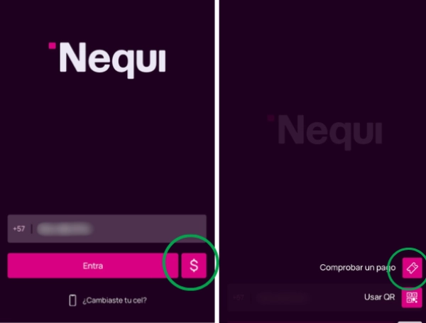 Así se puede comprobar la información de una transacción.