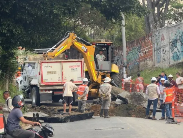 Pasado el mediodía del lunes se registró un daño en la tubería de la conducción Villa Hermosa-Campo Valdés-Berlín.