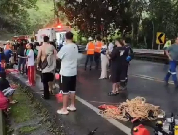 Grave accidente en la vía Medellín-Puerto Berrío