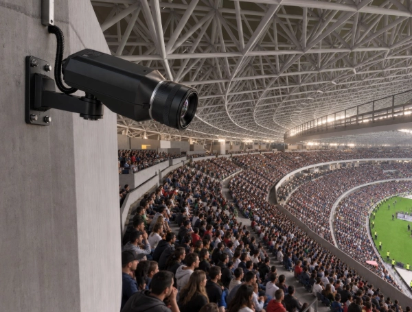 El estadio contará con 350 cámaras.