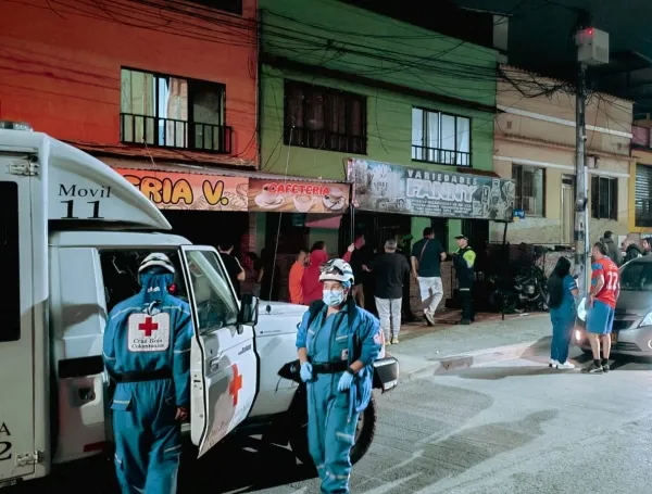Lugar de accidente en moto donde murió joven en Manizales