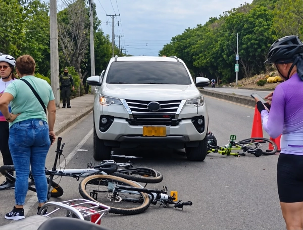 Ciclista atropellados