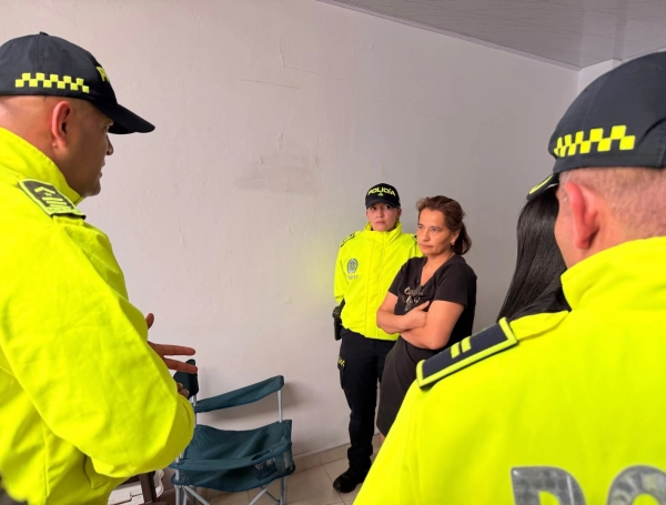 Policía participó en la operación.