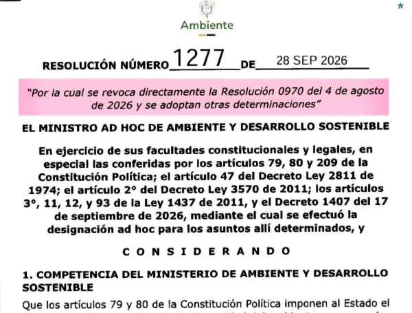 Las dos decisiones que cambiaron nuevamente las reglas para Santurbán: ¿qué implican las medidas tomadas por el Gobierno en las últimas 48 horas?