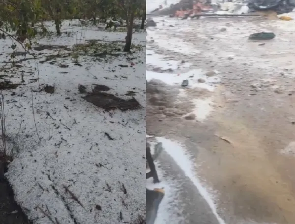 Granizo en Guaca