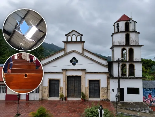 Iglesia de Norte de Santander afectada por drones y explosivos