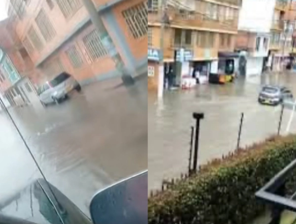 Las inundaciones obligaron a algunas familias a levantar sus pertenencias para evitar daños.