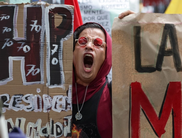Marcha de las centrales obreras este 14 de octubre en Cali.