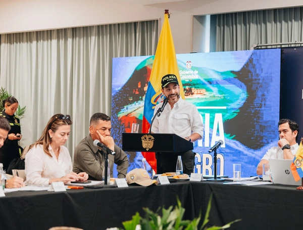 El presidente Abelardo De La Espriella en una visita oficial a San Andrés, Providencia y Santa Catalina, el 16 de octubre de 2026