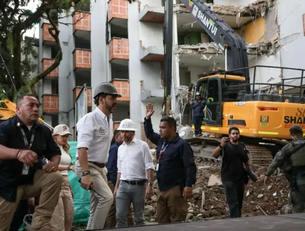 El presidente Abelardo De La Espriella, en Cali.