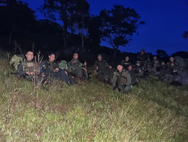 Policías en el Catatumbo en operación