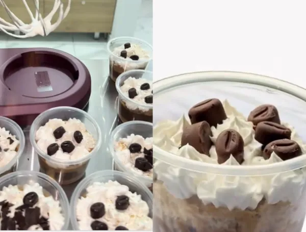 El emprendedor ofrece diferentes sabores, entre ellos chocolate con maracuyá y tres leches de café con Baileys.