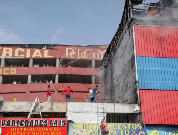 Incendio en el centro de Cali.