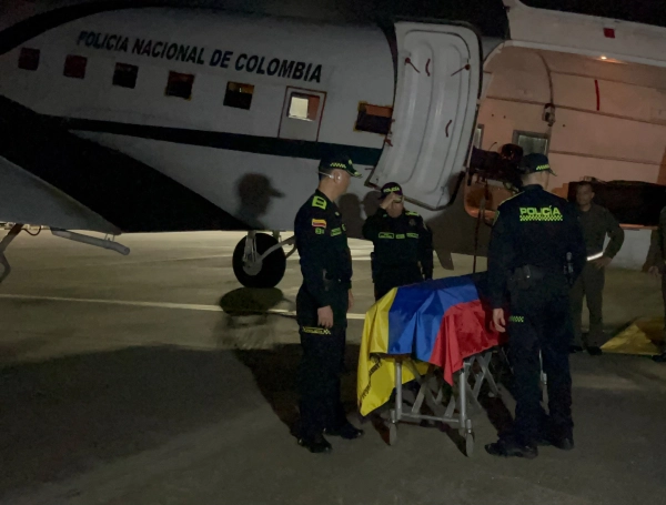 Tributo en Montería a la patrullera asesinada María José Recuero.