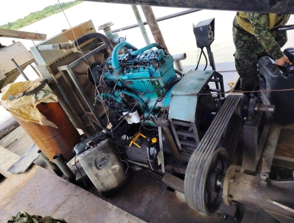 Minería ilegal en Sucre
