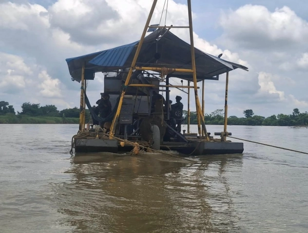 Minería ilegal en Sucre