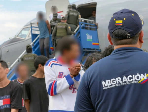 Los venezolanos fueron trasladados a Cúcuta en un avión de la Fuerza Aérea.