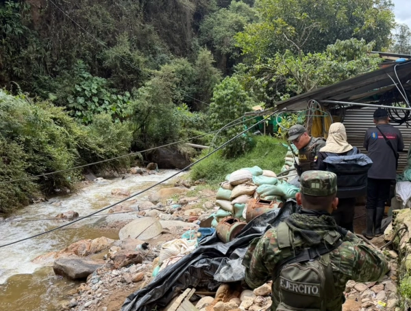 Golpe a la minería ilegal en Santurbán