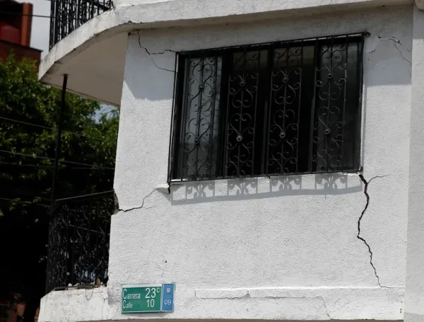 Esta es la edificación en riesgo.