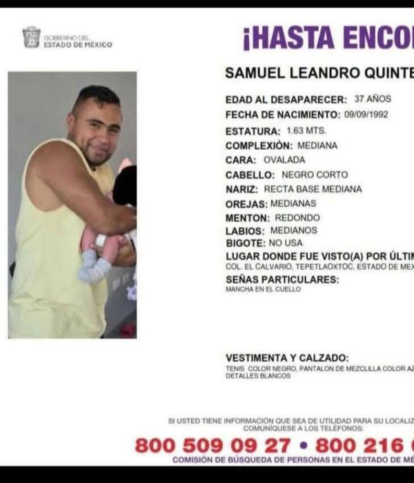 Reporte de la desaparición de uno de los colombianos.