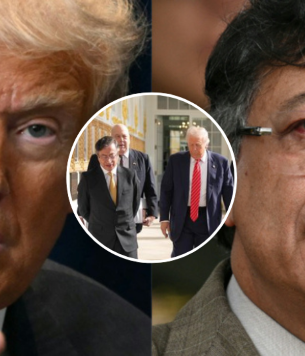 Publican primeras fotos del presidente Gustavo Petro y Donald Trump en reunión privada en la Casa Blanca, Estados Unidos