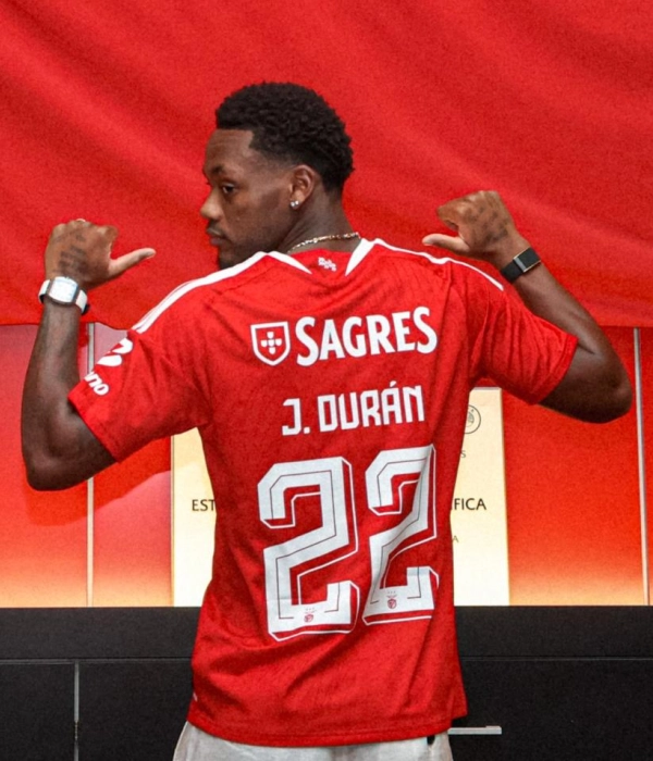 Jhon Durán ya tiene equipo: fue confirmado por el Benfica de Portugal y será compañero de Richard Ríos