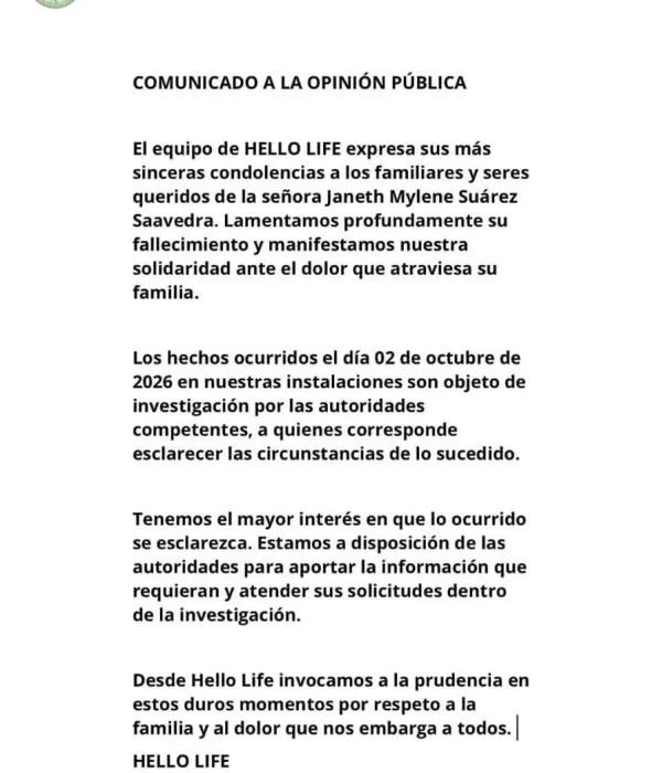 Janeth Mylene Suárez Saavedra murió tras permanecer 11 días hospitalizada en Bucaramanga,
