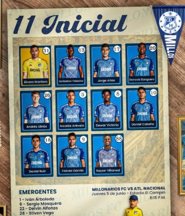 Millonarios vs. Nacional: el partidazo de la segunda fecha de los ...