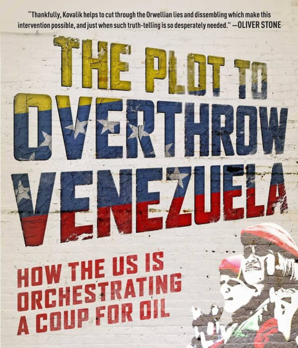 Libro "La conspiración para derrocar a Venezuela: cómo Estados Unidos está orquestando un golpe de Estado por el petróleo".