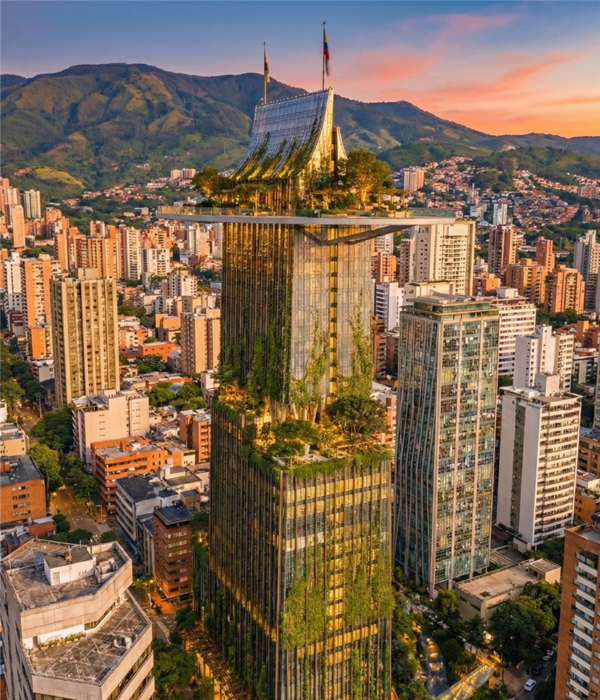 Edificio Coltejer Medellín: El proyecto viral para convertirlo en un ...