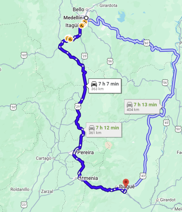 Accidente de bus Coomotor en la vía Ibagué - Bogotá.
