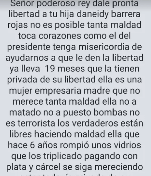 El mensaje de la mamá de Epa Colombia.